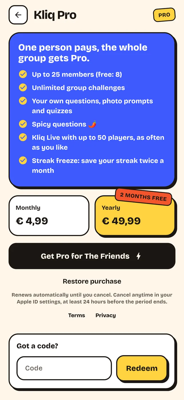 Kliq Pro