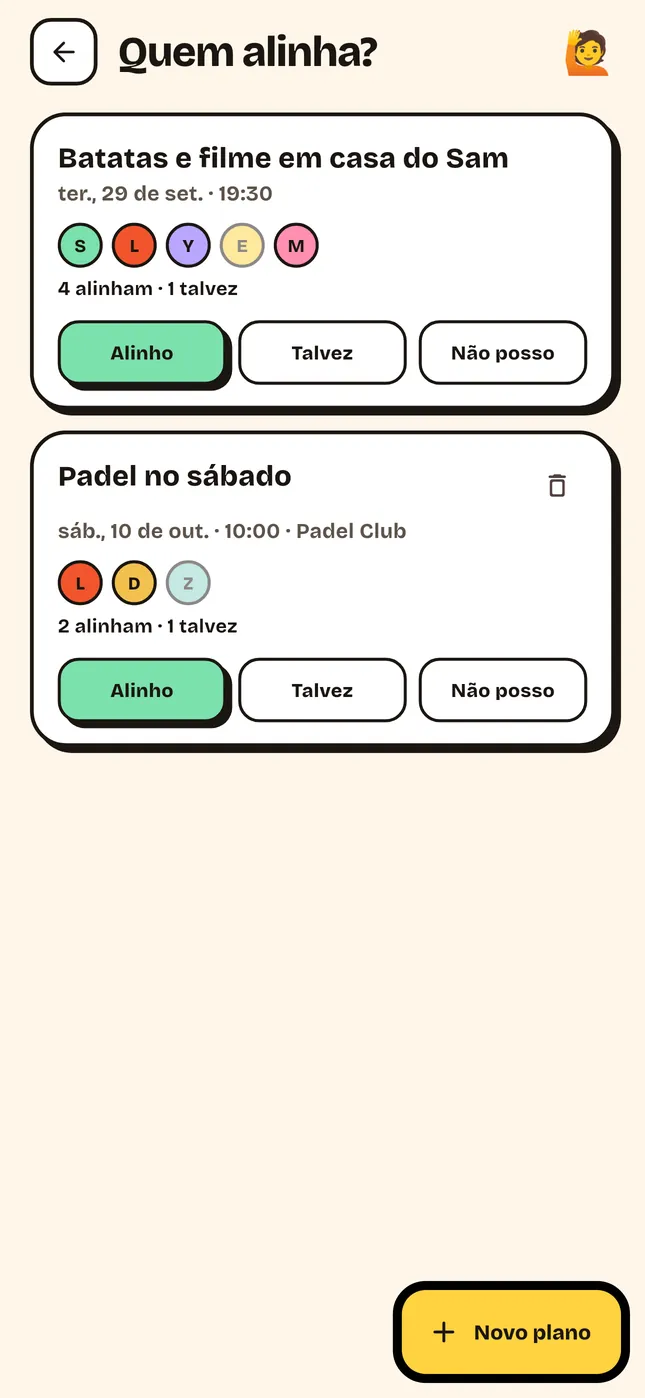 Quem alinha?