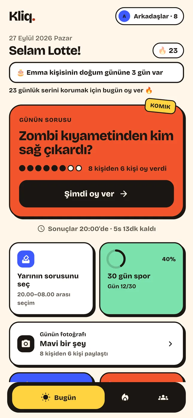 Bugün