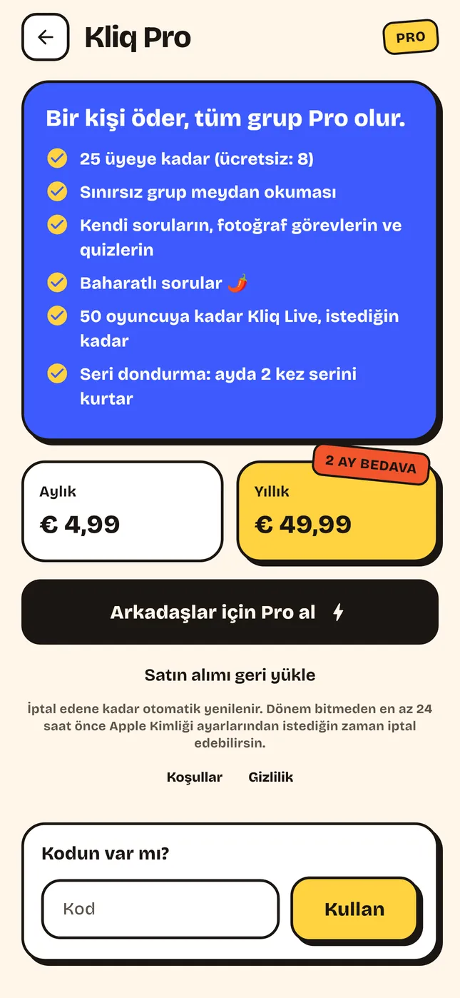 Kliq Pro
