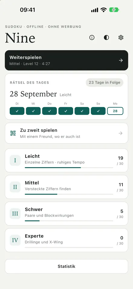 Jeden Tag ein neues Rätsel